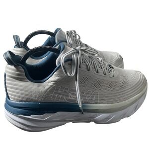 Hoka One One Bondi 6 Womens 9.5 Lunar Rock Running Shoes 1019270 LRNC